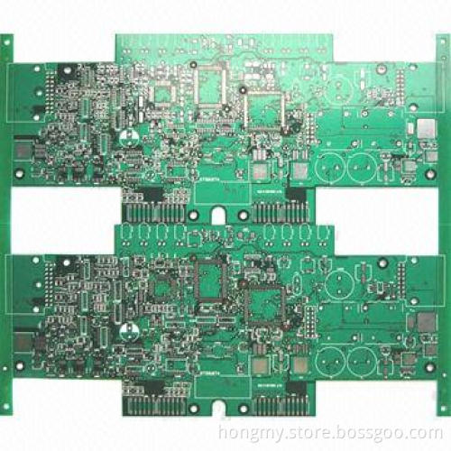 Double-sided PCB with FR-4 Material, 35um Copper with ICs